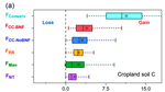 Assessing the impacts of agricultural managements on soil carbon stocks, nitrogen loss, and crop production – a modelling study in eastern Africa